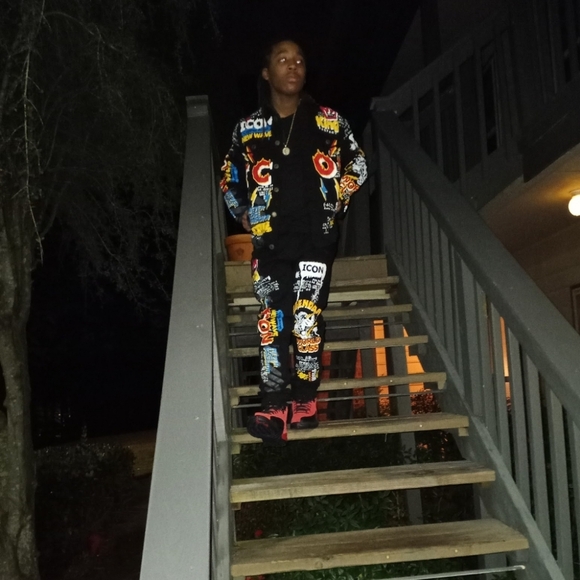 Men Two piece jean set - Picture 3 of 3